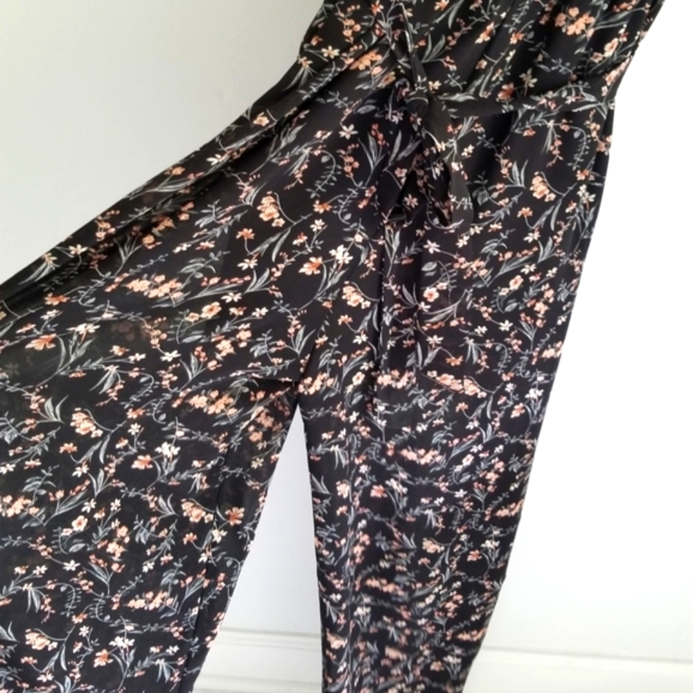 Evelyn blue jumpsuit floral